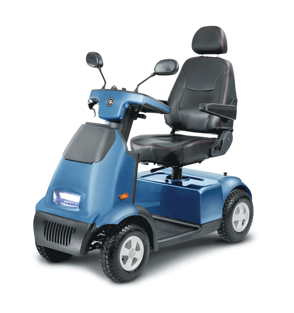 Afiscooter C4 Single Seat Scooter  - Blue