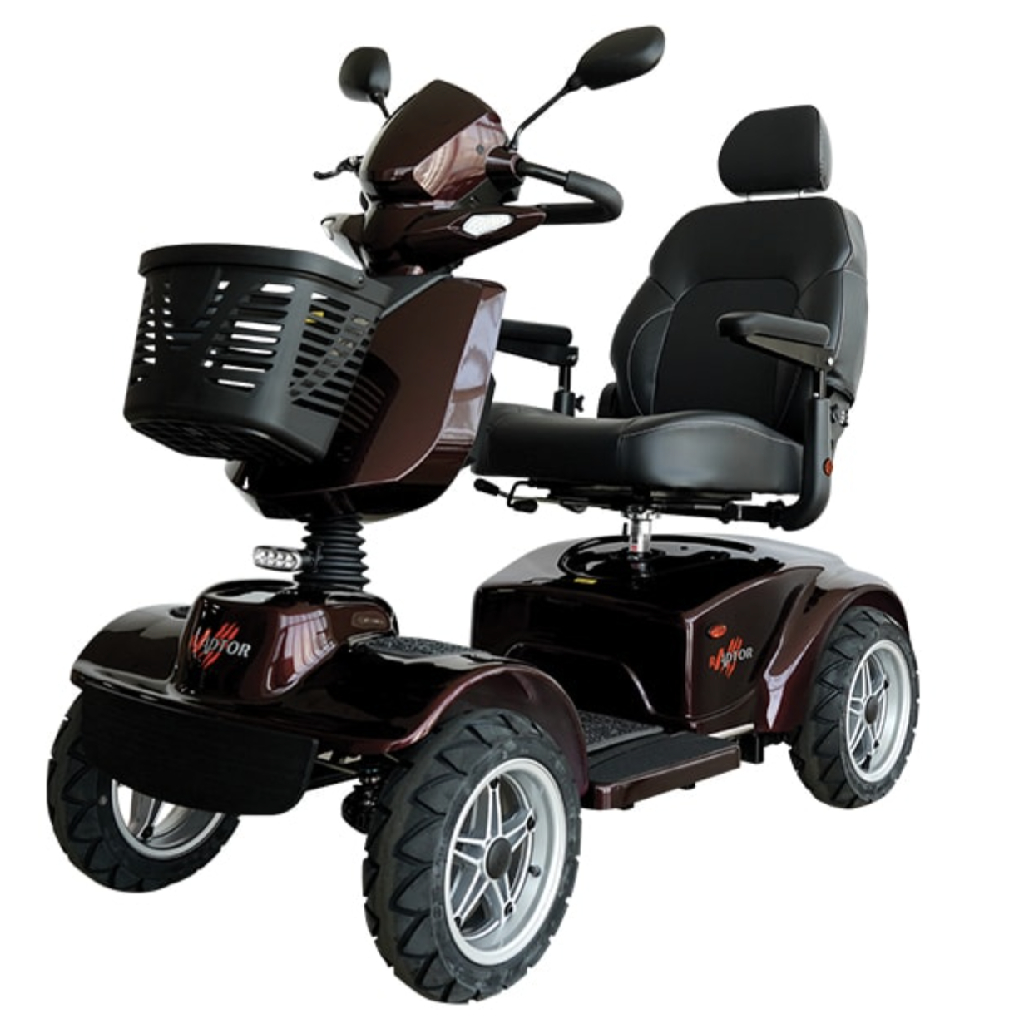 Merits Raptor Scooter with Wide Floor - Tuscan Red