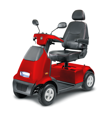 Afiscooter C4 Single Seat Scooter  - Red