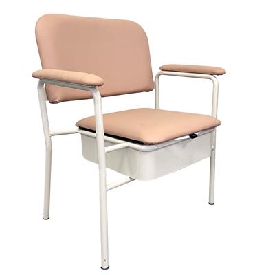 Deluxe Bedside Commode Maxi - Champagne 600mm